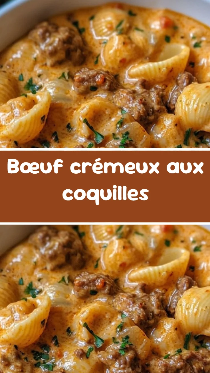 Bœuf crémeux aux coquilles