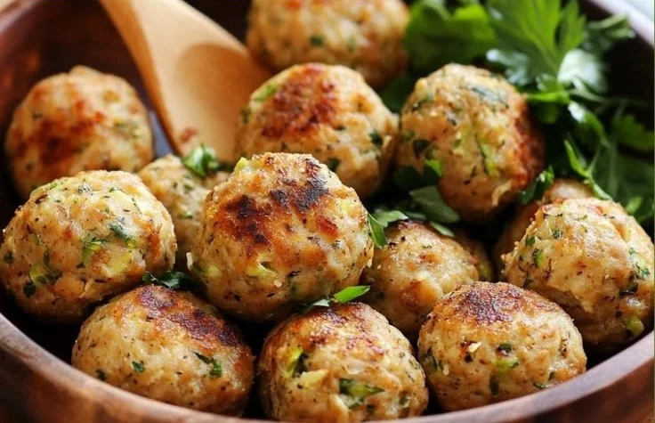 Boulettes de courgettes et pois chiches sans gluten, moelleuses et saines