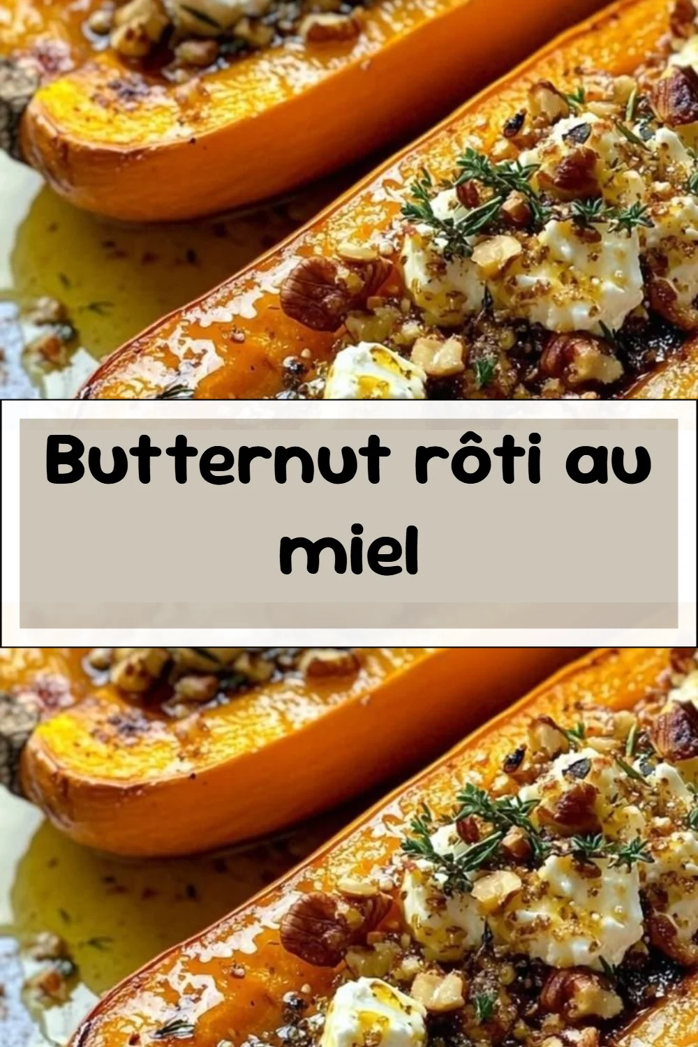 Butternut rôti au miel
