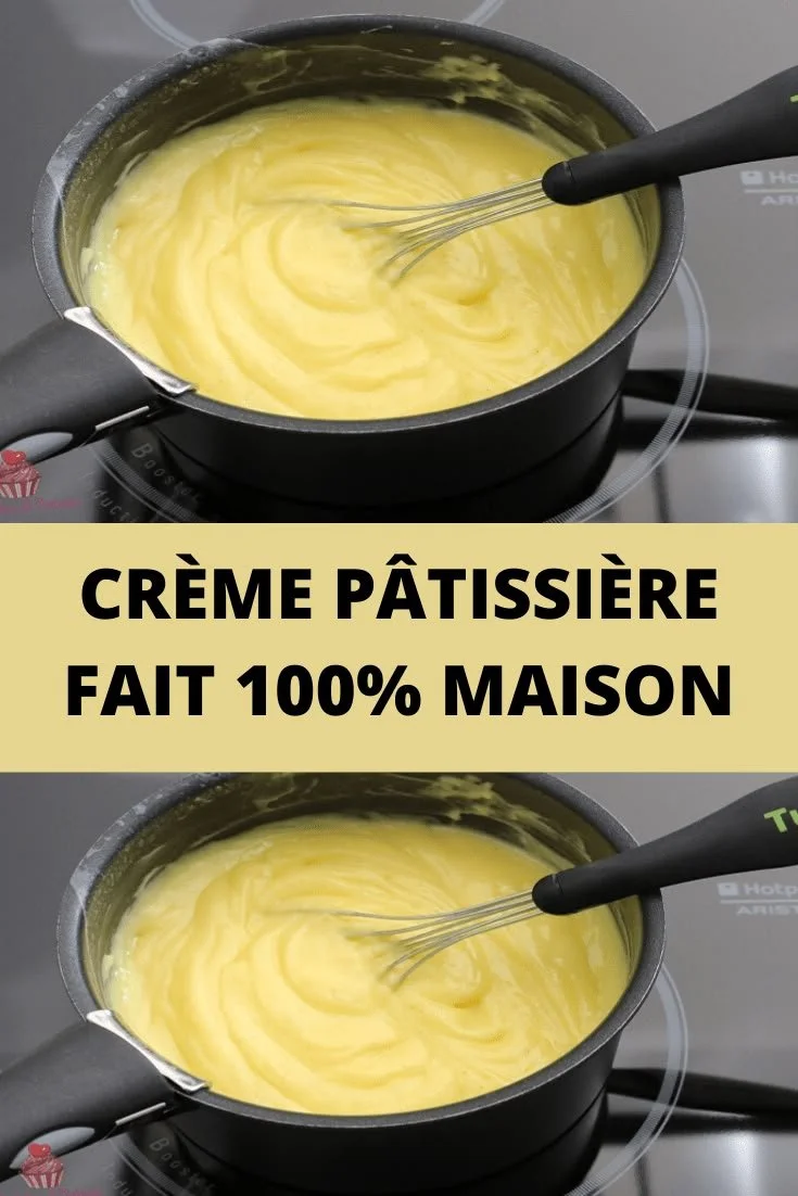 Recette de Crème Pâtissière 100% maison prête à utiliser pour vos desserts.