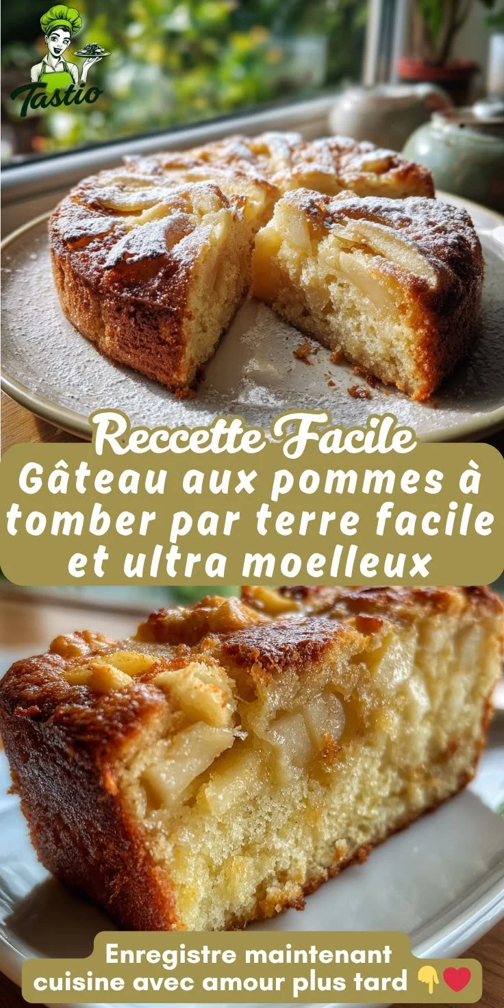 Gâteau aux pommes moelleux et facile à préparer