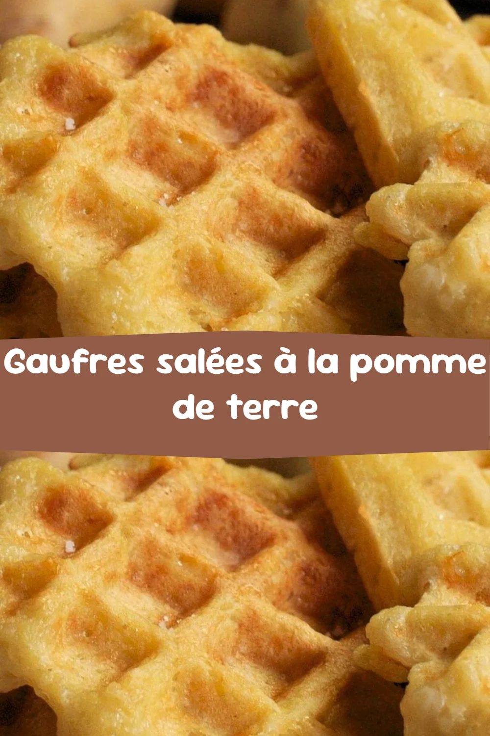 Gaufres salées à la pomme de terre