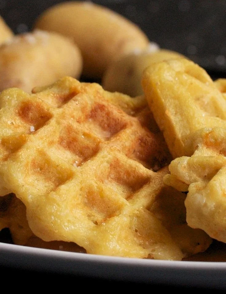 Gaufres salées à la pomme de terre