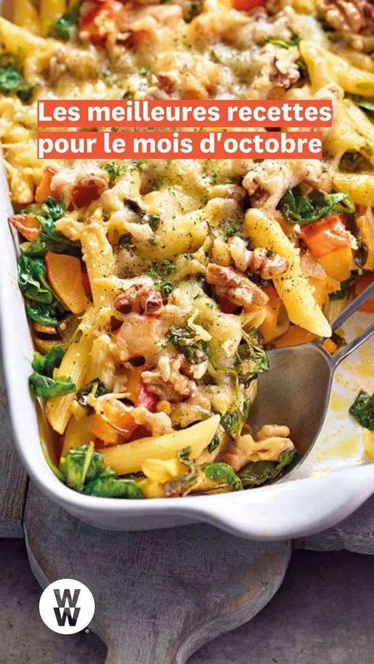 Les meilleures recettes WW d'octobre pour des repas sains et délicieux.