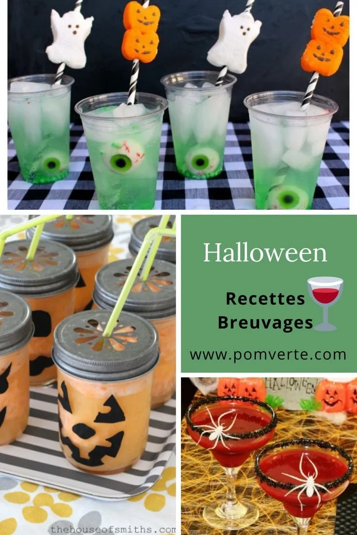Recettes de boissons d'Halloween créatives et amusantes