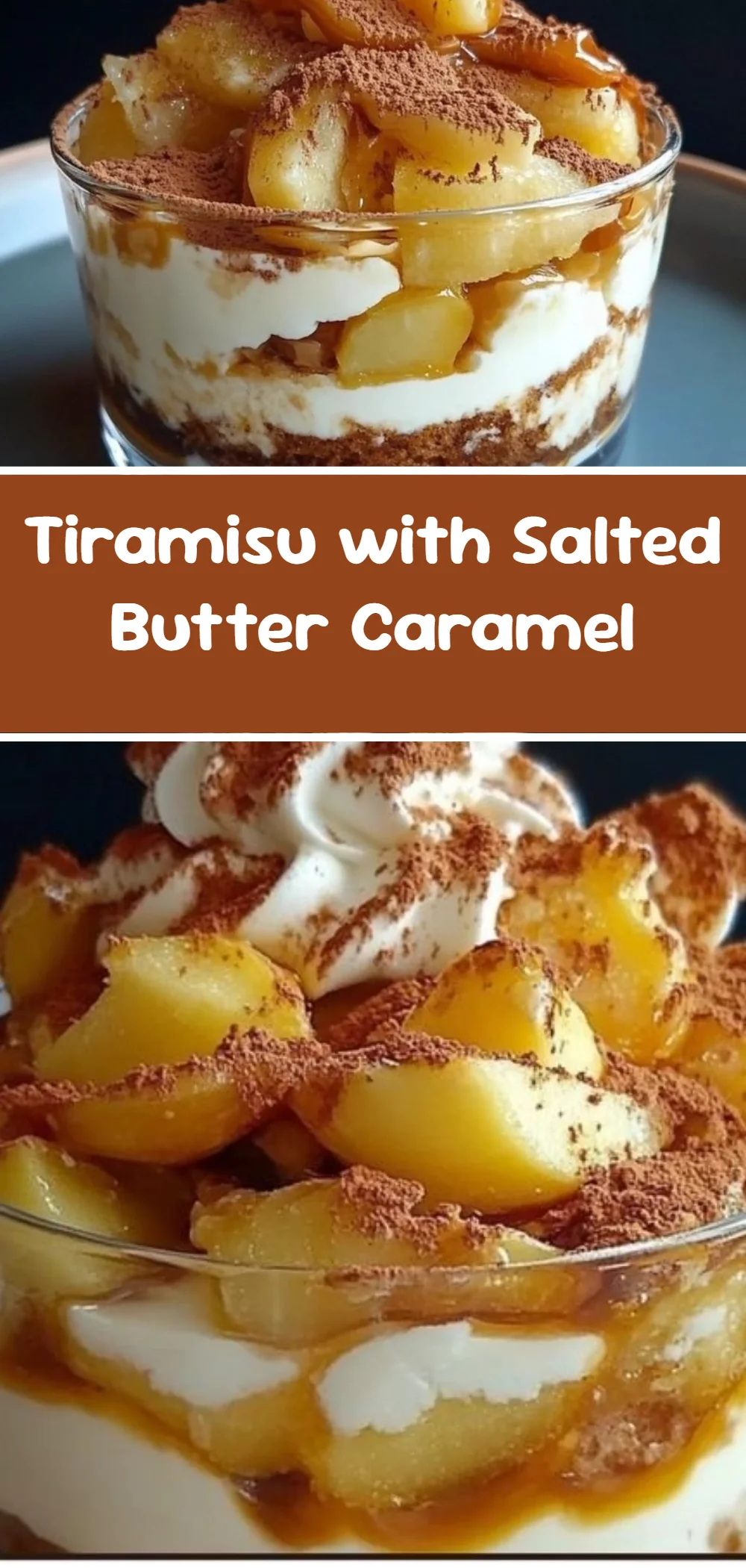 Tiramisu with Salted Butter Caramel