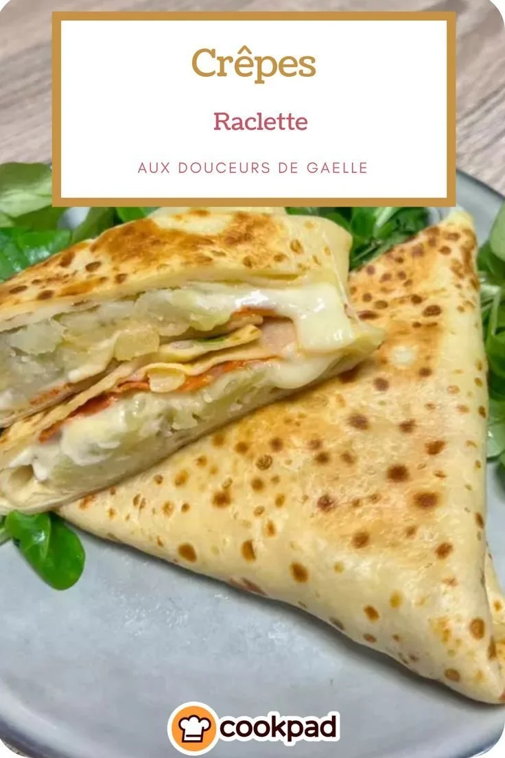 Crêpes raclette chorizo façon samoussa garnies et dorées à la perfection