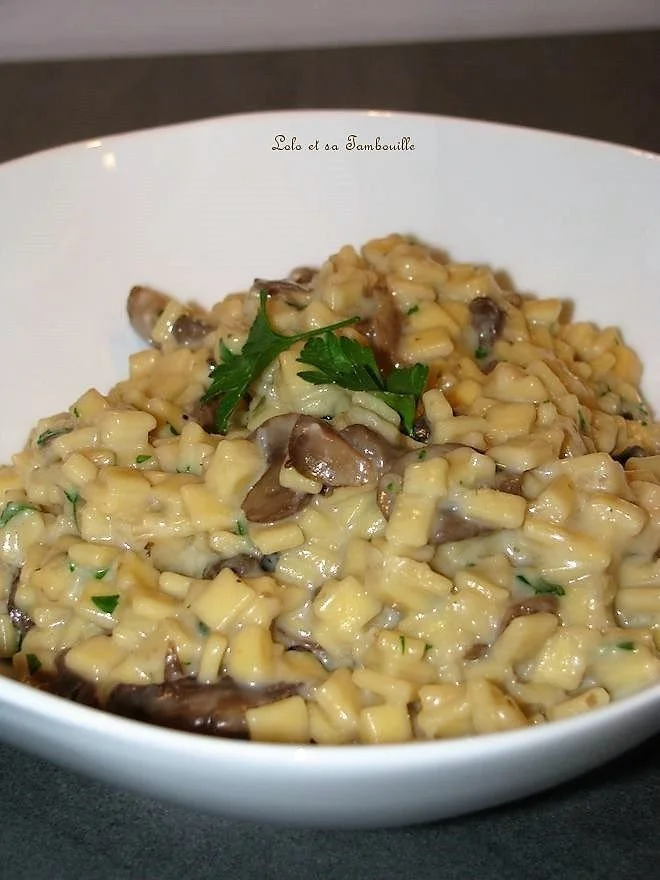Recette de Crozetto aux champignons sur Lolo et sa tambouille