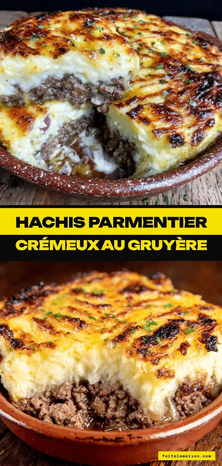 Hachis Parmentier crémeux au gruyère, facile et économique pour la famille