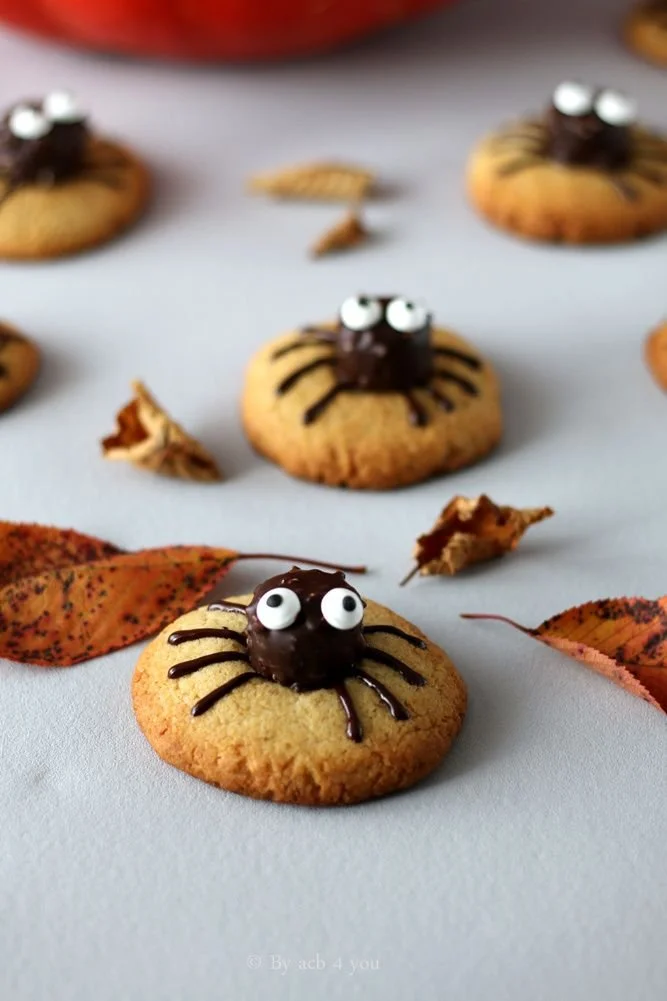 Spider cookies au beurre de cacahuètes, une recette délicieuse et croustillante